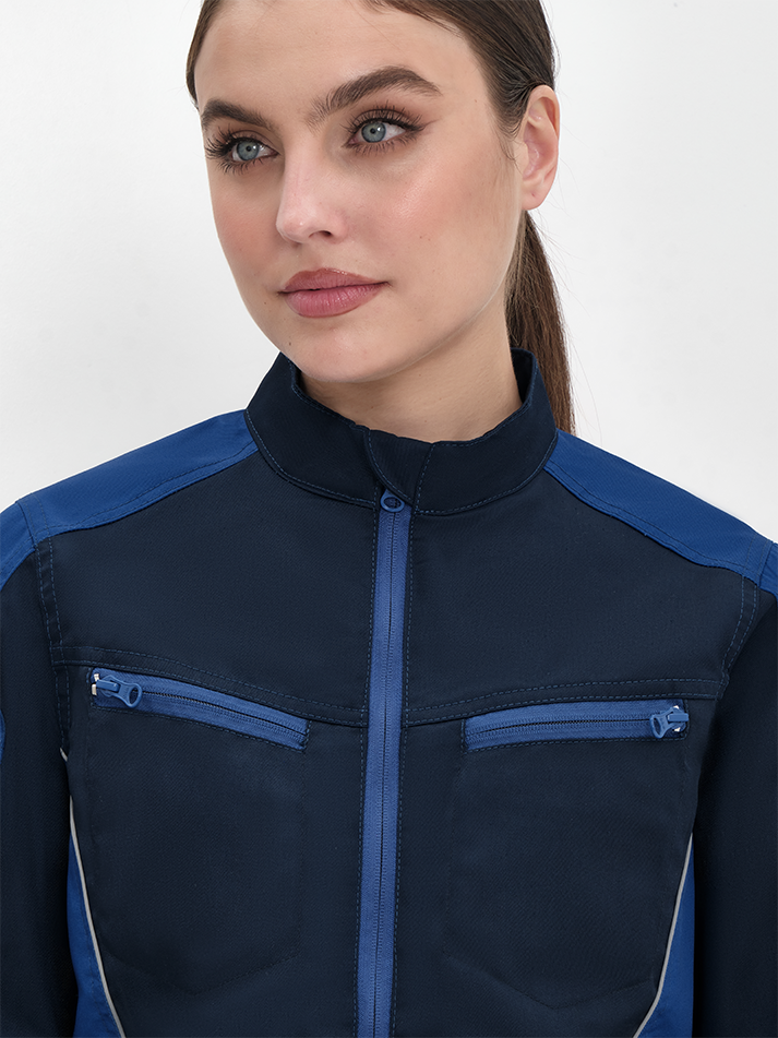 Куртка женская ProfLineSpecialist (тк.Смесовая,240), т.синий/васильковый